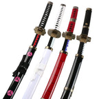 40incn Roronoa Zoro Katana Ninja Knife Sword Anime Cosplay Costume Zoro Real Size Japanese Katana Original Samurai Sabre Gift