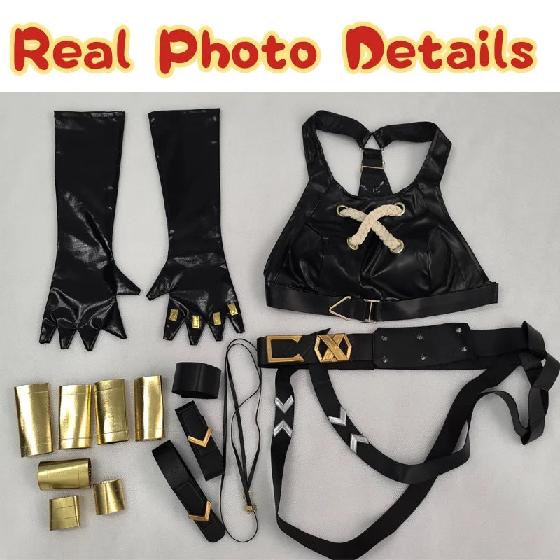 Arcane Season 2 League of Legends LOL Arcane Jinx Halloween Cosplay Costume Loli Outfit Halloween Christmas Gift Cos Convention