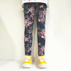 Print Kids Baby Girl Leggings Spring Summer Children Stretch Slim Pants for 2-11 Years