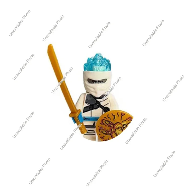 Hot Toys Ninja Figures Garmadon Jay Zane Kai Nya Lloyd Samukai Cole Harumi Ultra Violet Pyro Snake Morro Building Block Kids Toy