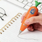 NEW Carrot Recorder Pen | for Kids | 60s Mini Recorder | 2-in-1 Gel Pen Stationery-----