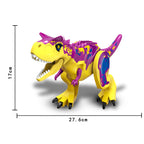 Brutal Raptor Building Jurassic Blocks World 2 MINI Dinosaur Figures Bricks Dino Toys For Children Dinosaurios Christmas