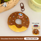 1/6 Pcs Cartoon dessert doll pendant girl's heart versatile keychain backpack decoration doll pendant