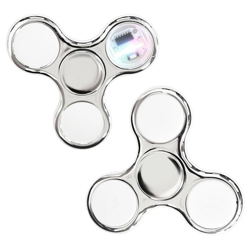 Creative Luminous LED Light Fidget Spinner Hand Top Spinners Glow In Dark Light EDC Figet Spiner Finger Stress Relief Toys