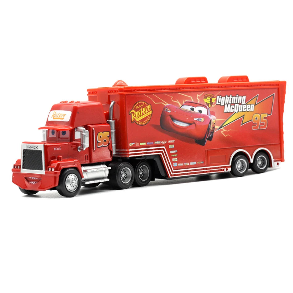 HOT Pixar Car Truck Model Toys Lightning McQueen The King Ramirez Mini Die Casting Truck Model Kids Toy Birthday NEW YEAR Gif