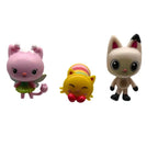 13pcs/set Gabby Dollhouse Mercat Cartoon for Capsule Doll Machine Smiling Car Hug Gaby Dolls action Figure Toy Kids Xmas Gifts