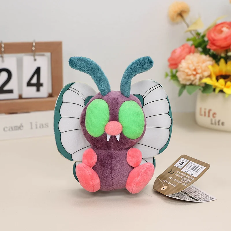 Pokemon Butterfree Plush Toys Butterfly Caterpie Scolipede Plushies  Soft Stuffed Animal Cute Dolls Christmas Halloween Gifts