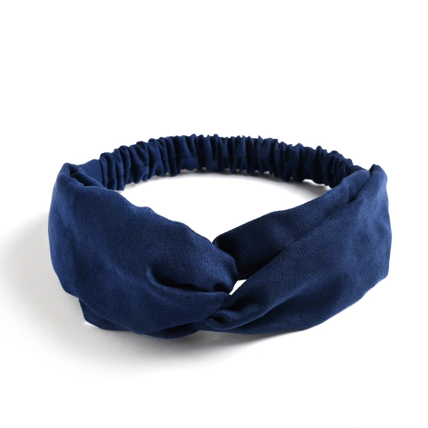Cross Turban Solid Headbands for Women Twist Knotted Boho Suede Hair Bands For Girls Sweet Bow Headwrap Vintage Hair Accessories