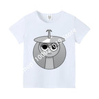 Sprunkis Boys Girls Child T Shirt Clothes Tops Children's Clothing Summer Cute Cotton Short Sleeve Tee New Kids Birthday Gifts