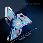 Glow. Metal EDC Fidget Spinner Fidget Toy Stress Relief Pressure Relief. Hand Toy Cool Spinning Top Adult Gift for Boys
