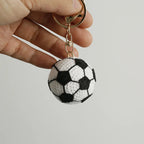 Creative Crochet Soccer Keyrings Wholesale Knitting Basketball Keychain Cute Sport Ball Series Crochet Keychain Custom Accessory