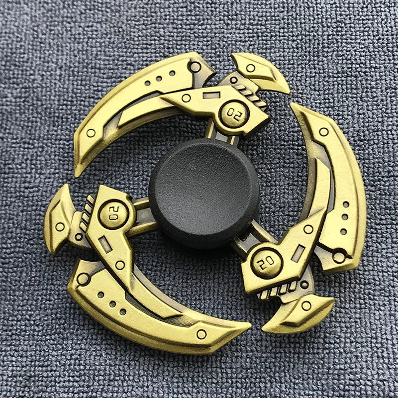 New Bronze Metal Alloy Fidget Spinner R188 Mute Bearing Hand Spinner Fingertip Gyro Stress Relief Toys Gifts