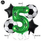 Soccer Theme Disposable Tableware Set Paper Plates Cups Napkins Tablecloth Boys Sports Football Birthday Party Decor Supplies