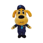 New Sheriff Labrador Dog Plush Toy Security Sergeant Labrador Wolf Dog Cartoon Doll Boys Girls Soft Stuffed Toys Children Gift