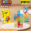 Educational Chair Stacking Balance Building Blocks Toy Set