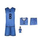 Anime Bachira Meguru Cosplay Costume Football Jersey Sportswear Blue Uniform Bodysuit Halloween Christmas Party Outfit