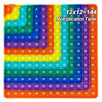 Multiplication Practice Math Games, 12x12 Times Table Learning Activity Board Games, Mathematics Teaching Toys Stationery Gifts