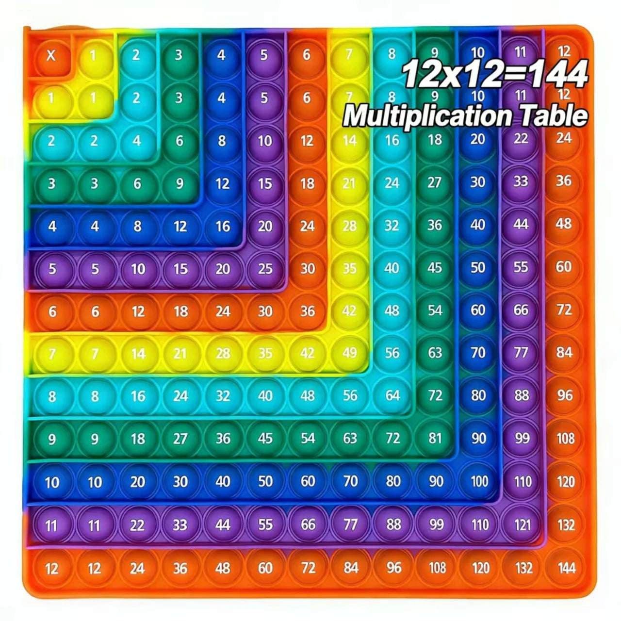 Multiplication Practice Math Games, 12x12 Times Table Learning Activity Board Games, Mathematics Teaching Toys Stationery Gifts