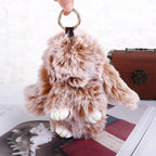 Pendant Plush Toy Bags Pendant Jewelry Ornament Fluffy Toy Doll Plush Bunny Keyring Plush Bunny Keychain Rabbit Fur Keychain