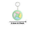 Mini Desktop Piano Keychain Cute Music Game Machine Colorful Bag Pendant Children's Educational Toy Easter Gift
