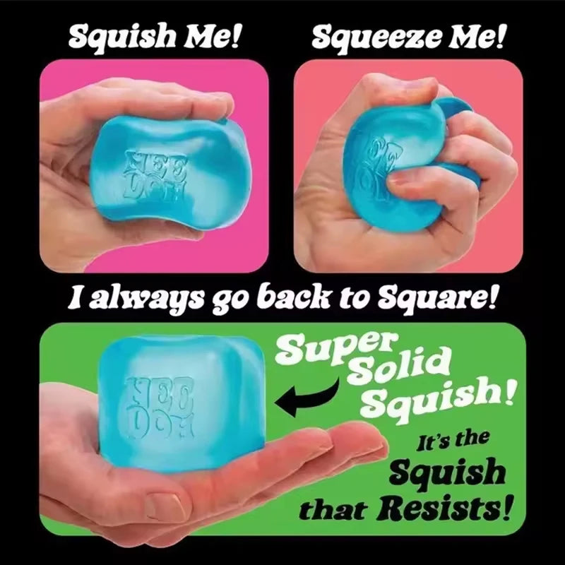 2026 NeeDOH Model Soft Squishy Toy Nice Cube Sensory Stress Reliever Fidget Tool for Anxiety for Adults & Kids Premium in  Stock