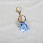 Mini Animal Doll Series Crochet Keychain Knitted Small Rabbit Doll Keyrings Mini Puppy Cute Keychain Wholesale Custom Accessory