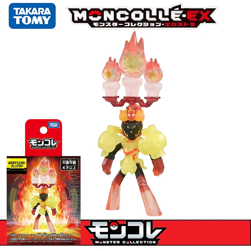 Original Pokemon Figures Shiny 50% Forme Zygarde Mega Rayquaza Terapagos Terastal Form Gigantamax Charizard ML Collection Model