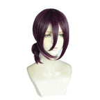 Rezze Cosplay Wig Anime Purple Brown Ponytail Hair Pelucas Halloween Party Role Play Wigs
