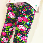 Print Kids Baby Girl Leggings Spring Summer Children Stretch Slim Pants for 2-11 Years
