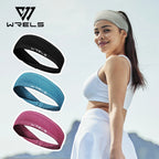 Summer Sport Headband Breathable Fitness Sweatband Non Slip Elastic Tennis Headband Sweat Wicking Lightweight Running Hairband
