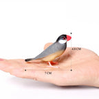 Simulation Bird Animal Kingfisher Robin Magpie Pigeon Hummingbird Model Action Figure Garden Decoration Miniature Figurines Toys
