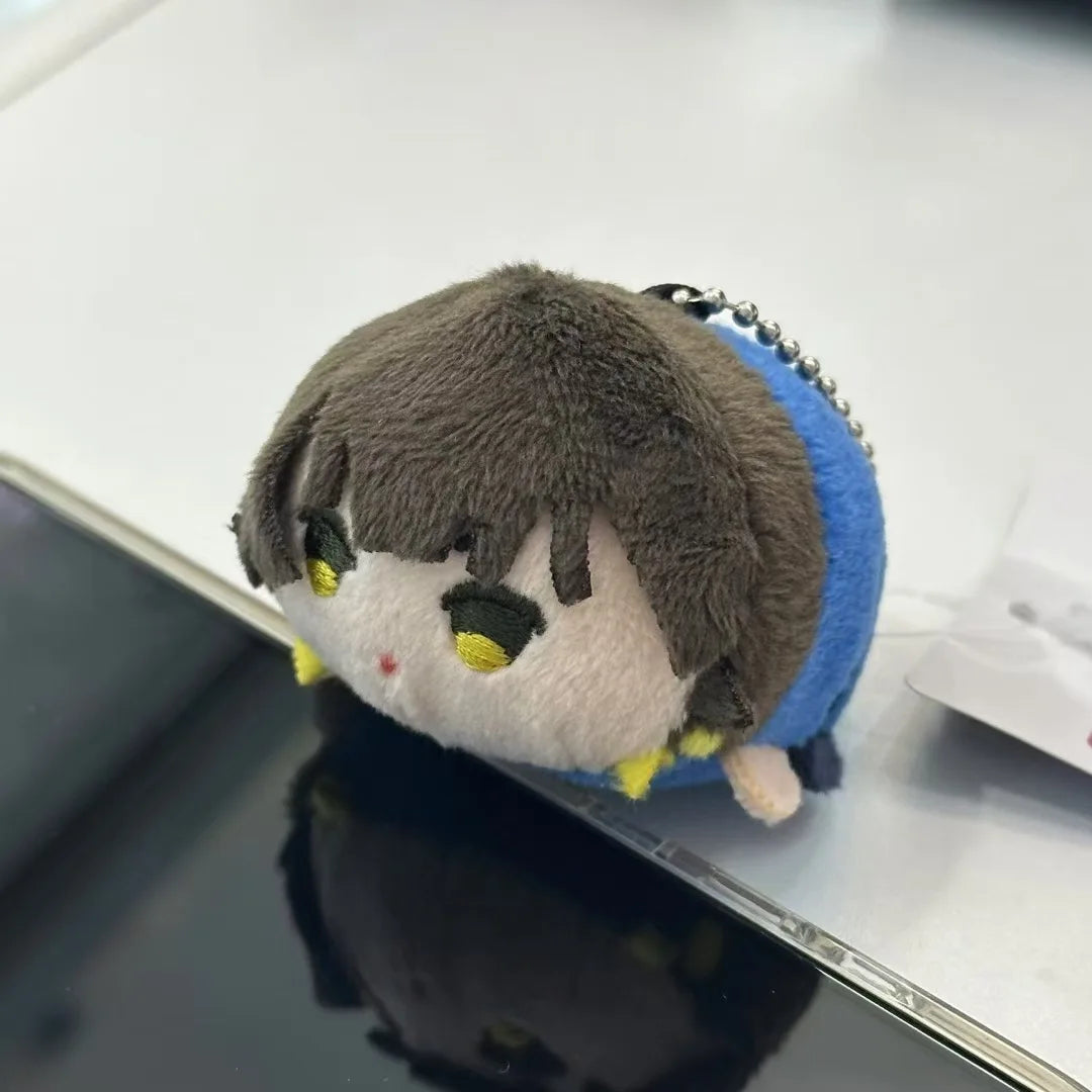 Mini Anime Plush Keychains Michel Caesar Mikage Reo Nagi Seishiro Chigiri Hyoma Bachira Meguru Cute Stuffed Starfish body Doll