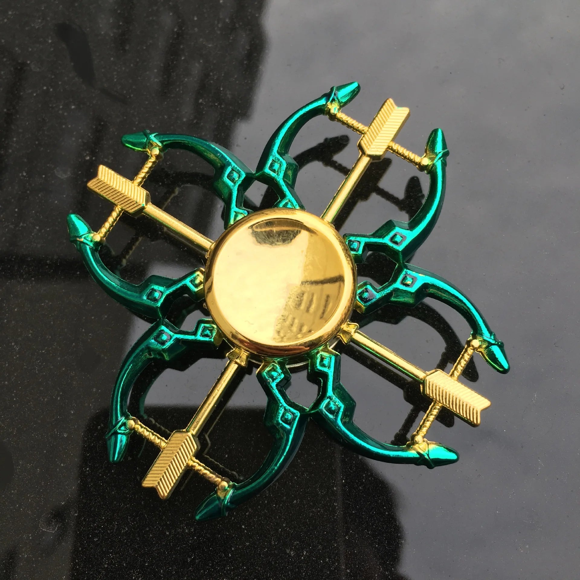 Fidget Spinner Anime Game Cartoon Fingertip Gyroscope Metal Zinc Alloy Mute Hand Spinner Smooth Electroplate Stress Relief Toys