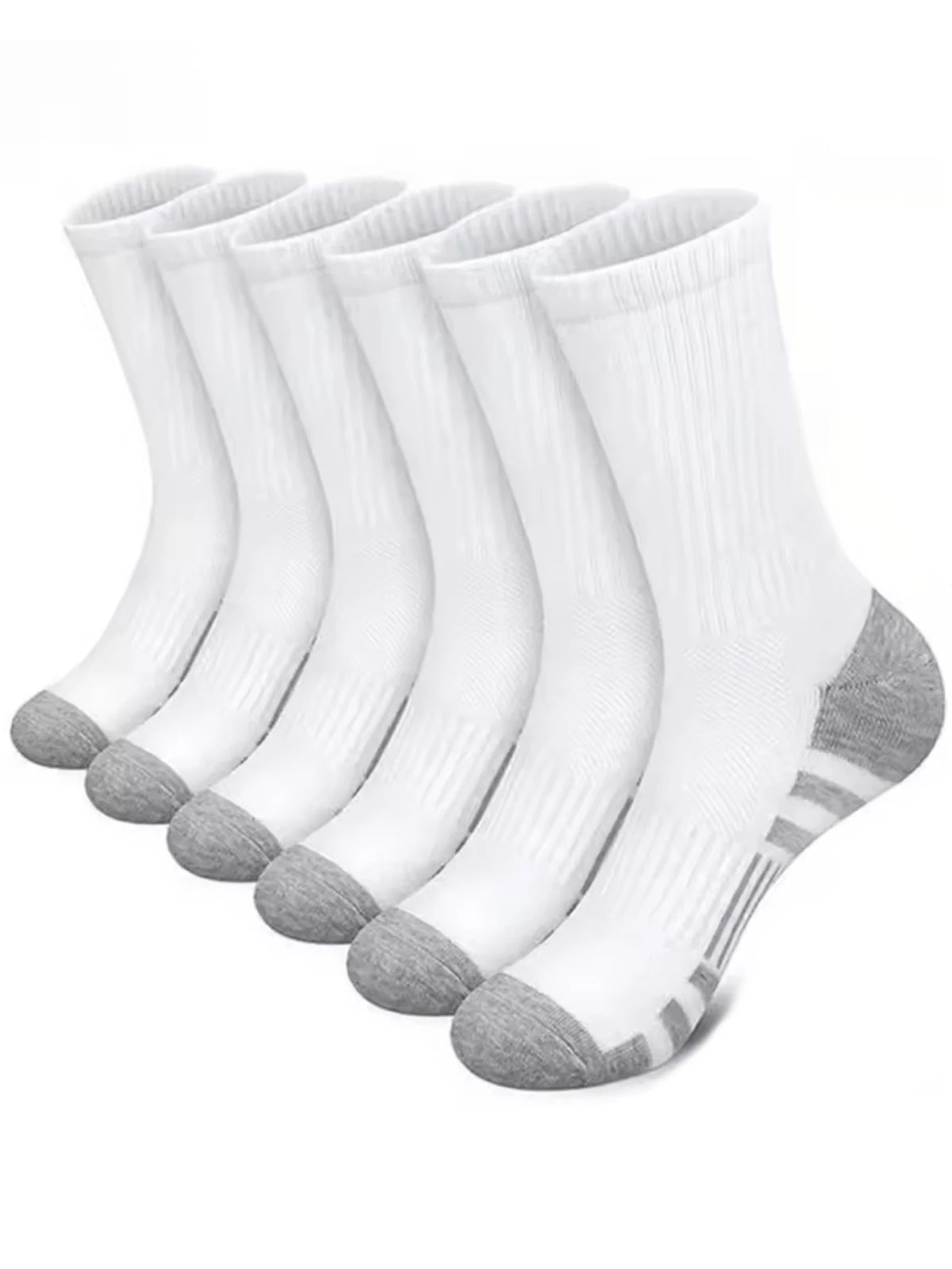 10/30 Pairs of High-Quality Soft and Comfortable Men's Running Socks Summer Sweat Wicking and Breathable Basketball Sports Socks