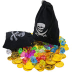 Kids Pirate Costume Captain Jack Pirate Toy Halloween Dress Up Set Kid Adventure Robbery Costume Toy Accessories Gift
