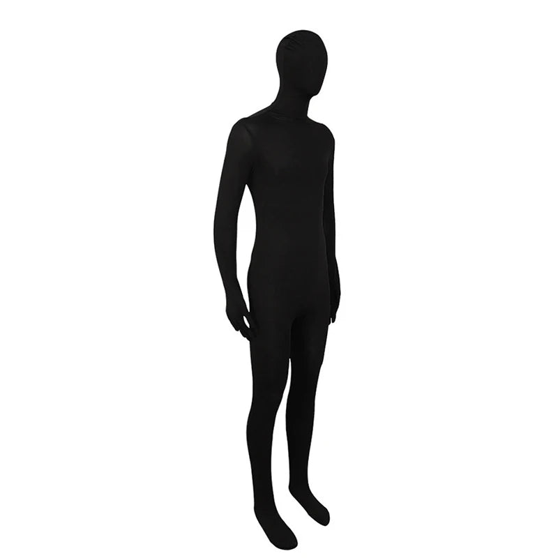 24 Zentai Invisible Jumpsuit Cosplay Costume Bodysuits Halloween Carnival Skin Tight Suit Spandex Stretch Disappearing Jumpsuit