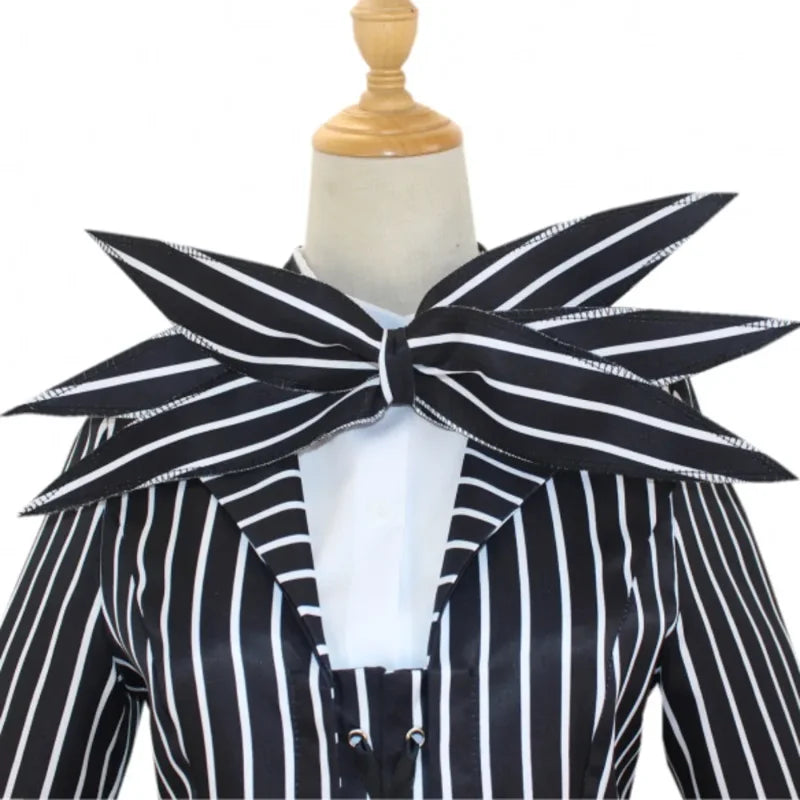Role playing Christmas Eve horror Jack Cos dress skeleton Jack men and women full set of Christmas and Halloween costumes new