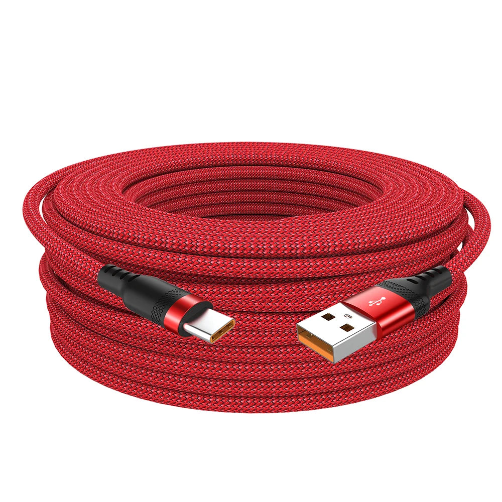 USB TYPE C Cable 5A Super Fast Charge Cable for iPhone 15 16 17 Full Range Huawei Samsung Oppo OnePlus Universal USB C Extension