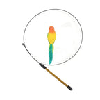 Simulation Bird Cat Toys Funny Interactive Peacock with Bell Cat Stick Toy for Kitten Playing Teaser Wand Toys Pet Cats Supplies