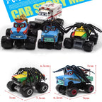 Pixar Cars Mater Lightning McQueen Jackson Storm Big Wheel Offroad Vehicle Pullback Force Cars Model Toys Birthday Gifts