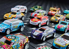 30 - 50PCS Mini Alloy Cars Model Set with Storage Box Diecast Pull-Back Vehicle Toys for Boys, Gift for Christmas, Birthday Gift