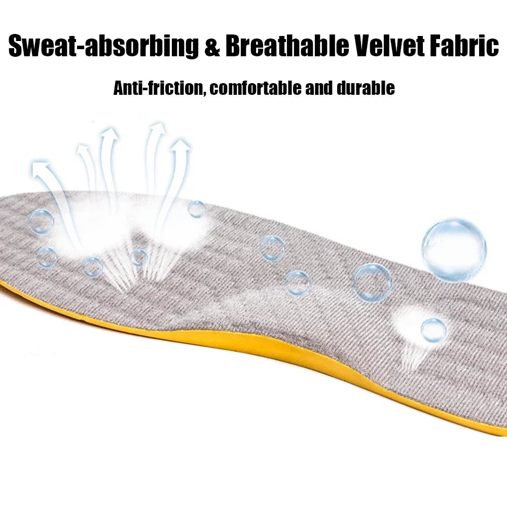 1Pair Orthopedic Insoles Arch Support Insole for Flat Feet O/X-Leg Plantar Fasciitis Shoe Pads Adults Kids Foot Care Shoe Sole