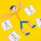Montessori Material DIY Puzzle Toys Boards Educational Game Early Learning Toy For Children Preschool Fine Motor Training