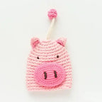 Cute Animal Doll Crochet Keychains For Keys Storage Funny Puppy Series Knitted Bag For Car Keys Holder Keyrings Custom Wholesale