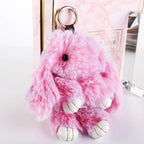 Pendant Plush Toy Bags Pendant Jewelry Ornament Fluffy Toy Doll Plush Bunny Keyring Plush Bunny Keychain Rabbit Fur Keychain