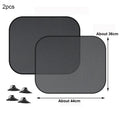SEAMETAL 2PCS Car Window Sunshade Cover Sun Shield UV Protection Auto Front Rear Black Window Curtain Summer Car Accessories