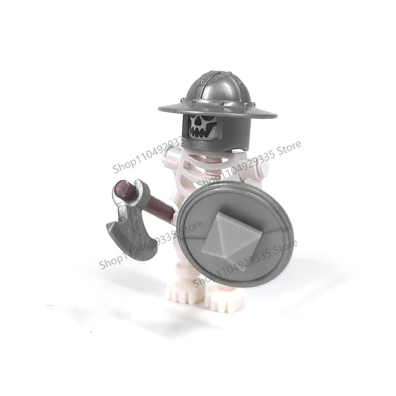 Halloween Scene Building Blocks Skeletons Ghosts Army King Assembled Charactesrs Figures DIY Accessories Bricks Toys Kids Gifts