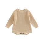 0-2Y Knitting Newborn Baby Girl Boy Spring Autumn Clothes Cute Long Sleeve Sweater Romper Jumpsuit Casual New born Outfits