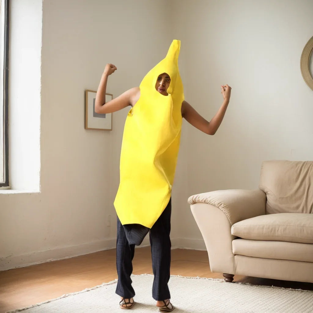 Halloween Banana cosplay Halloween Costumes Children's Performance Costumes Banana Costumes Performance Parent-Child Costumes