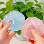 Plush Slow-Return Coconut Oil Handmade Squeeze Ball,Decompression Squeeze,6cm Round Malt Stress Relief Toy,Parties, Birthdays